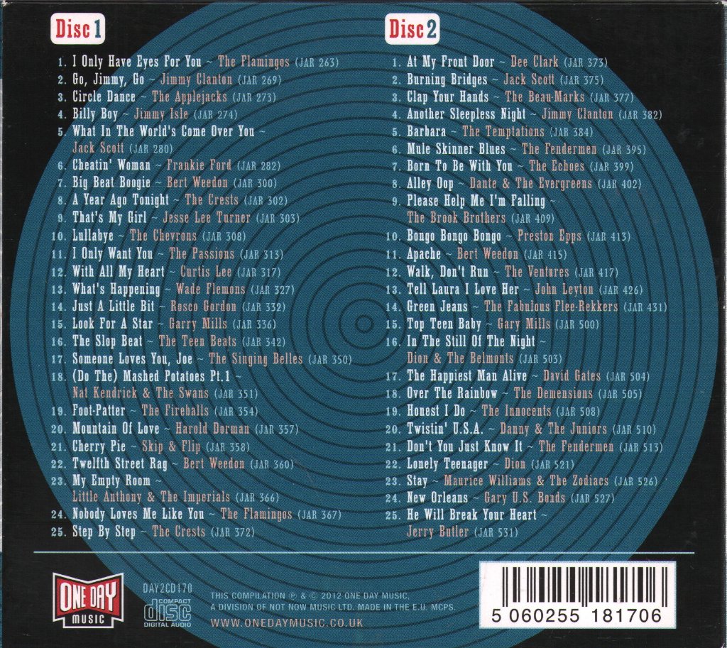 Various Artists - Top Rank Story 1960 - Double Cd