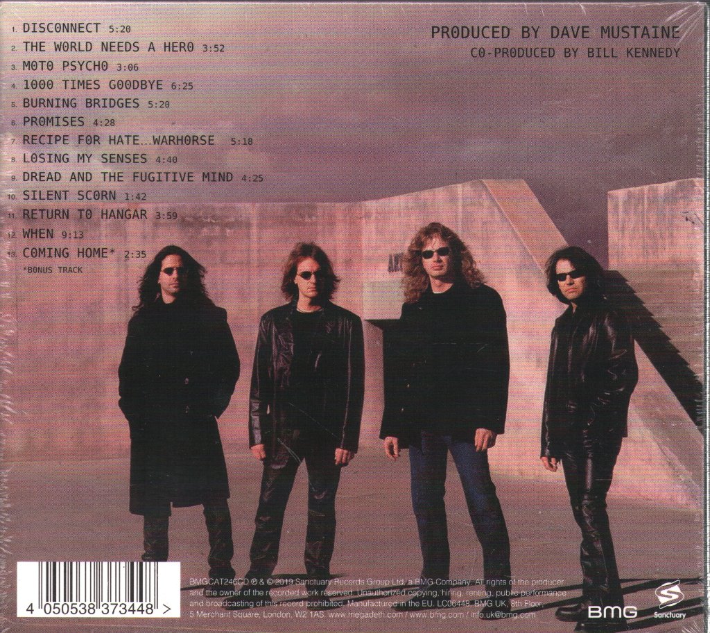 Megadeth - World Needs A Hero - Cd