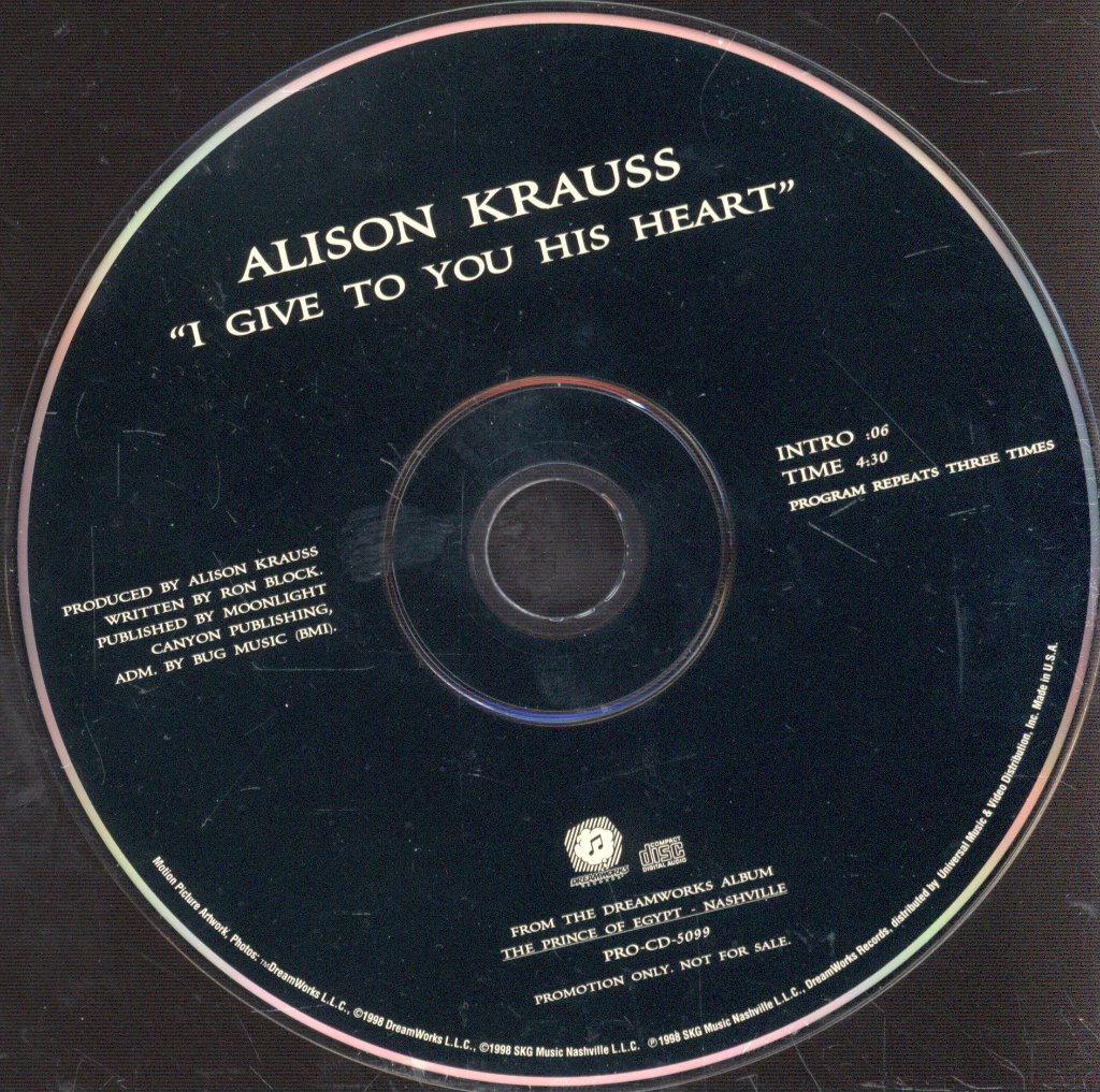Alison Krauss - I Give You To His Heart - Cd
