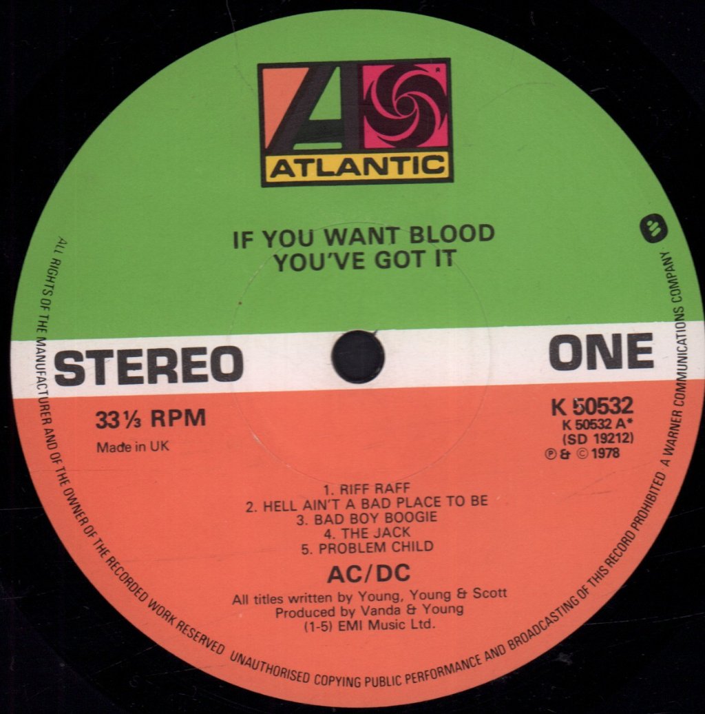 AC/DC - If You Want Blood - Lp