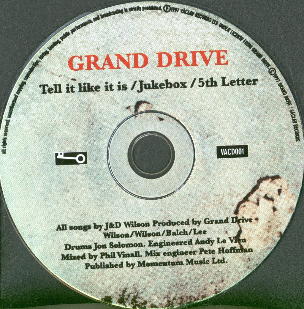 Grand Drive - Tell It Like It Is - Cd