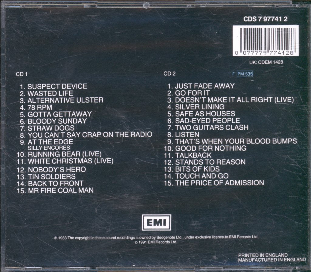 Stiff Little Fingers - All The Best - Double Cd