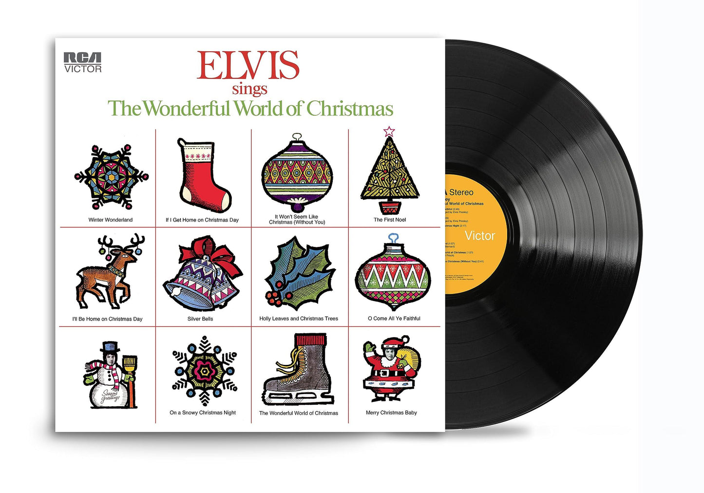 Elvis Presley - Elvis Sings the Wonderful World of Christmas - Lp