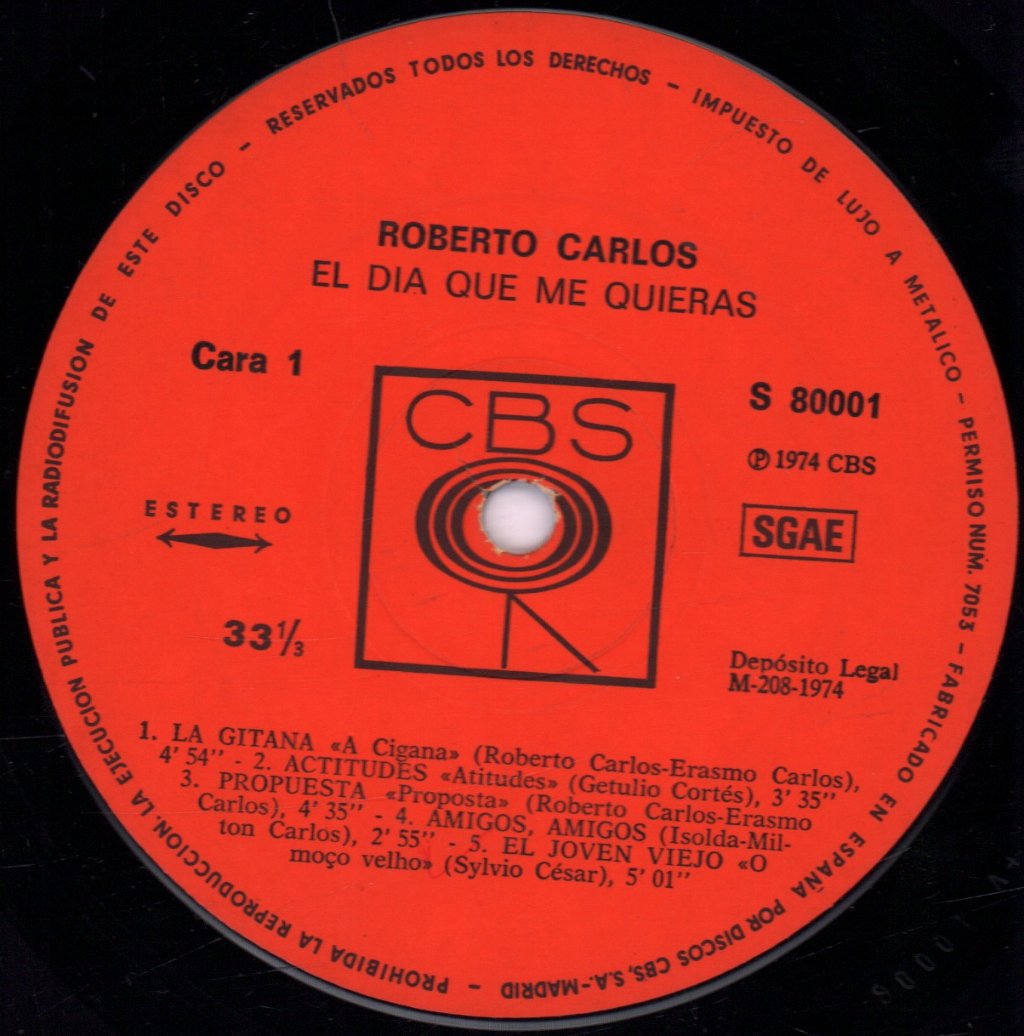 Roberto Carlos - Actitudes - Lp