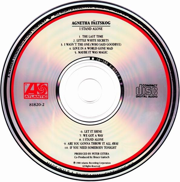 Agnetha Fältskog - I Stand Alone - Cd
