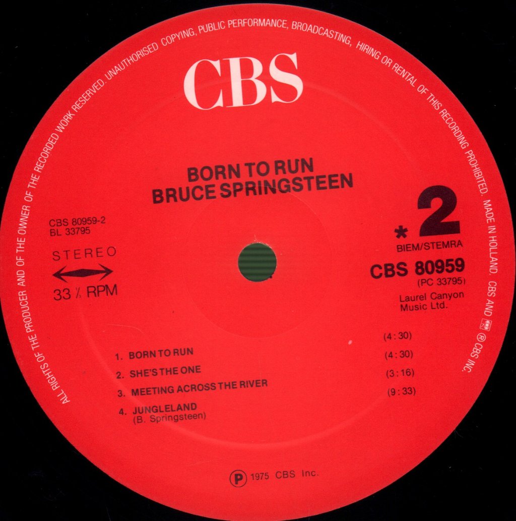 Bruce Springsteen - Born To Run - Lp