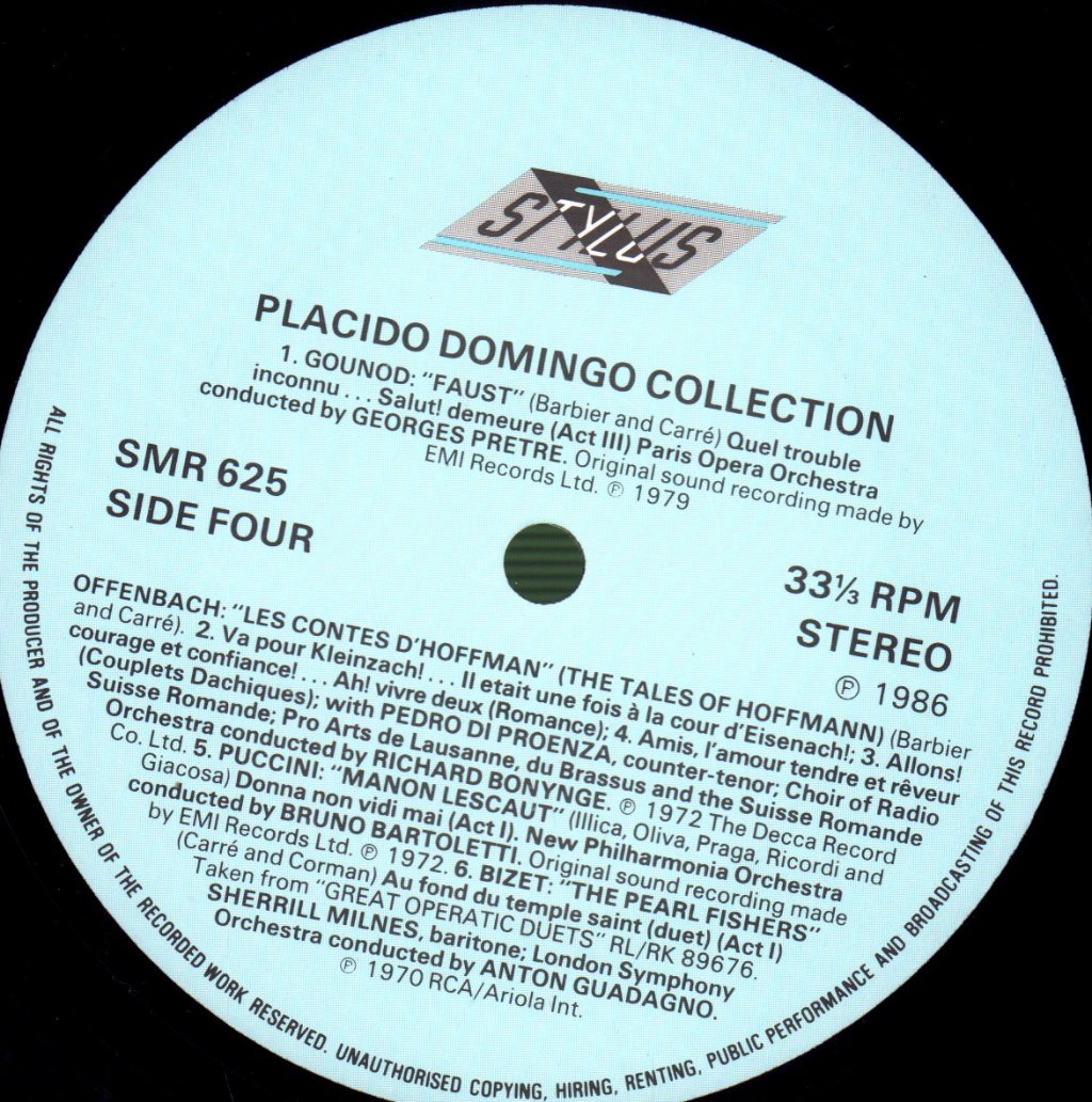Placido Domingo - Collection - Double Lp