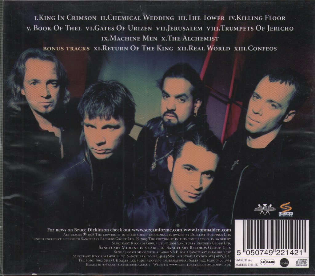 Bruce Dickinson - Chemical Wedding - Cd