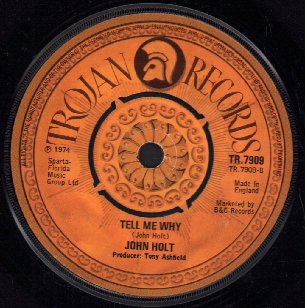 John Holt - Help Me Make It Through The Night - 7 Inch