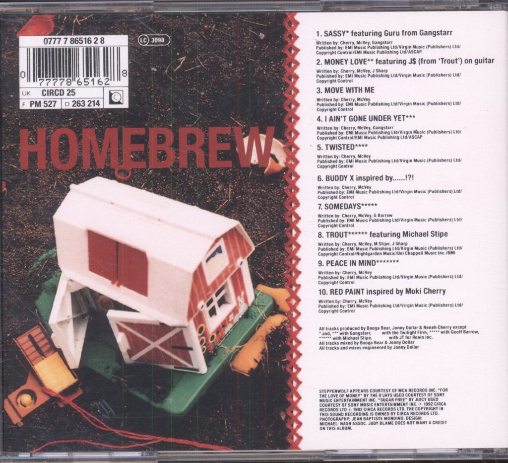 Neneh Cherry - Homebrew - Cd