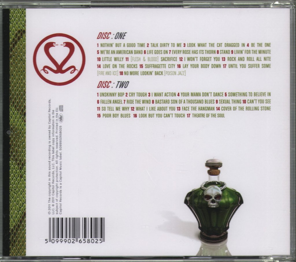 Poison - Double Dose : Ultimate Hits - Double Cd