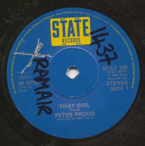 Peter Proud - That Girl - 7 Inch