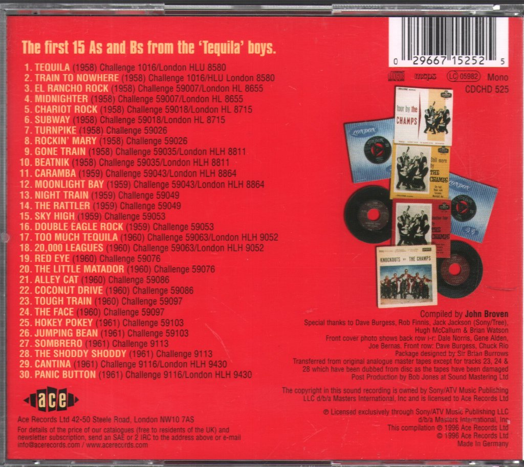 Champs - Early Singles - Cd