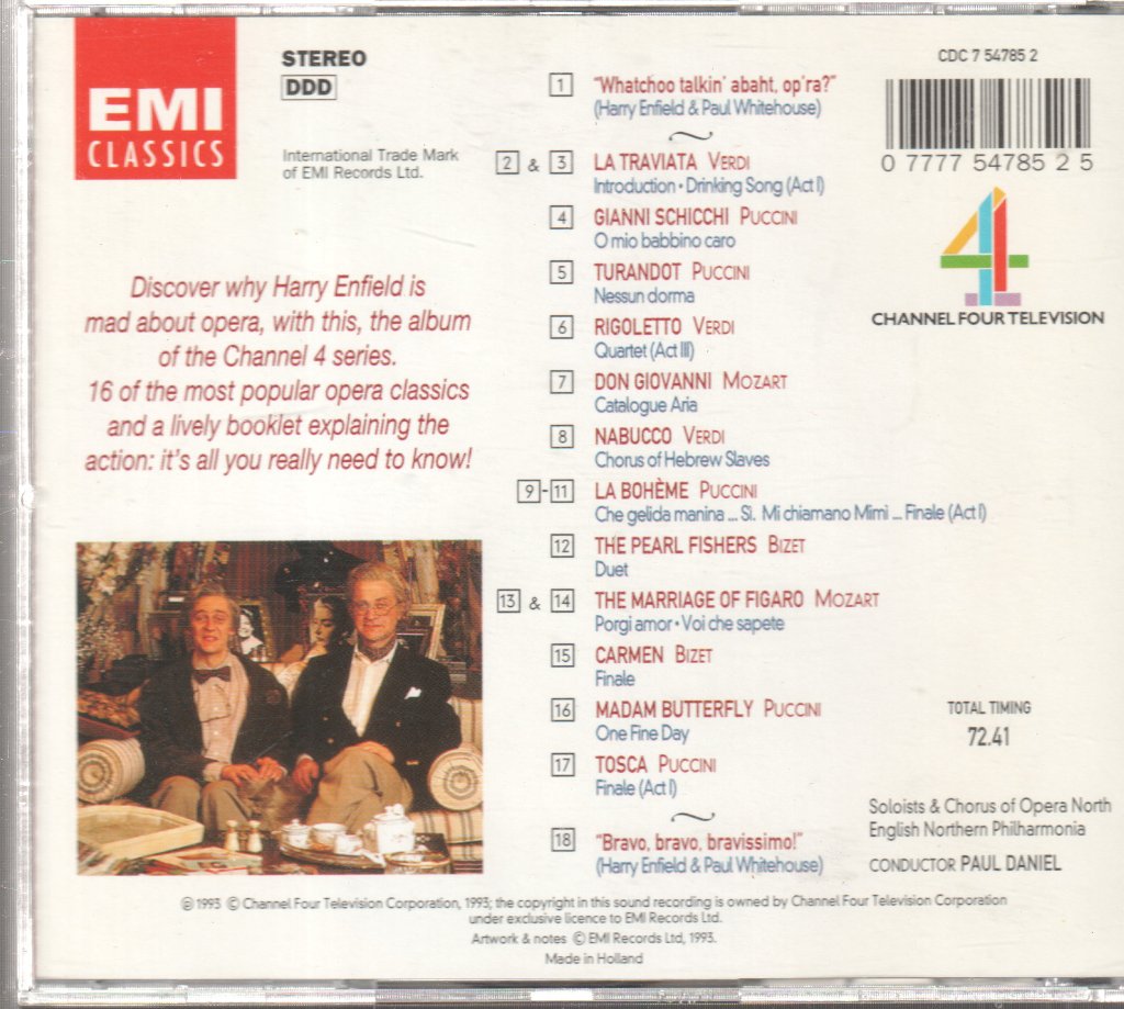 Harry Enfield - Harry Enfield's Guide To Opera - Cd
