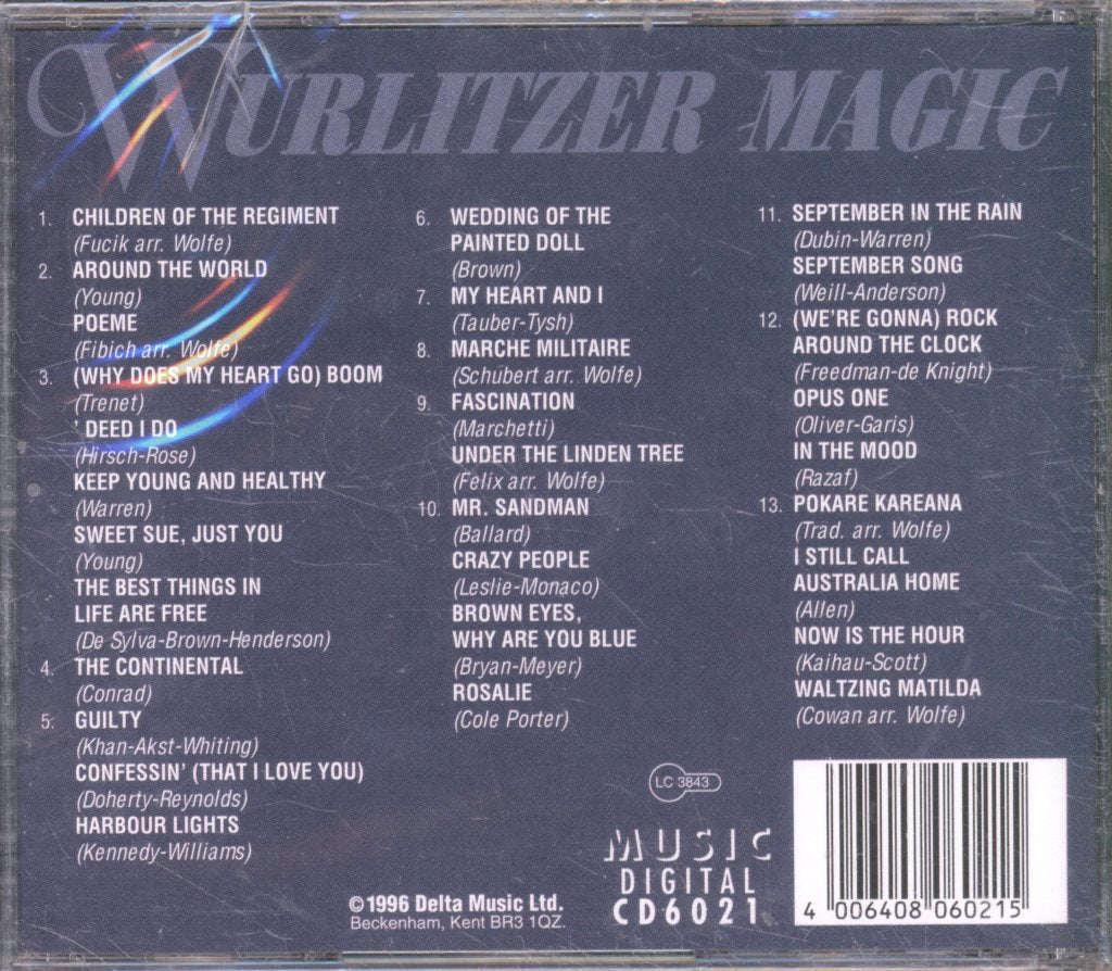 Robert Wolfe - Wurlitzer Magic - Cd