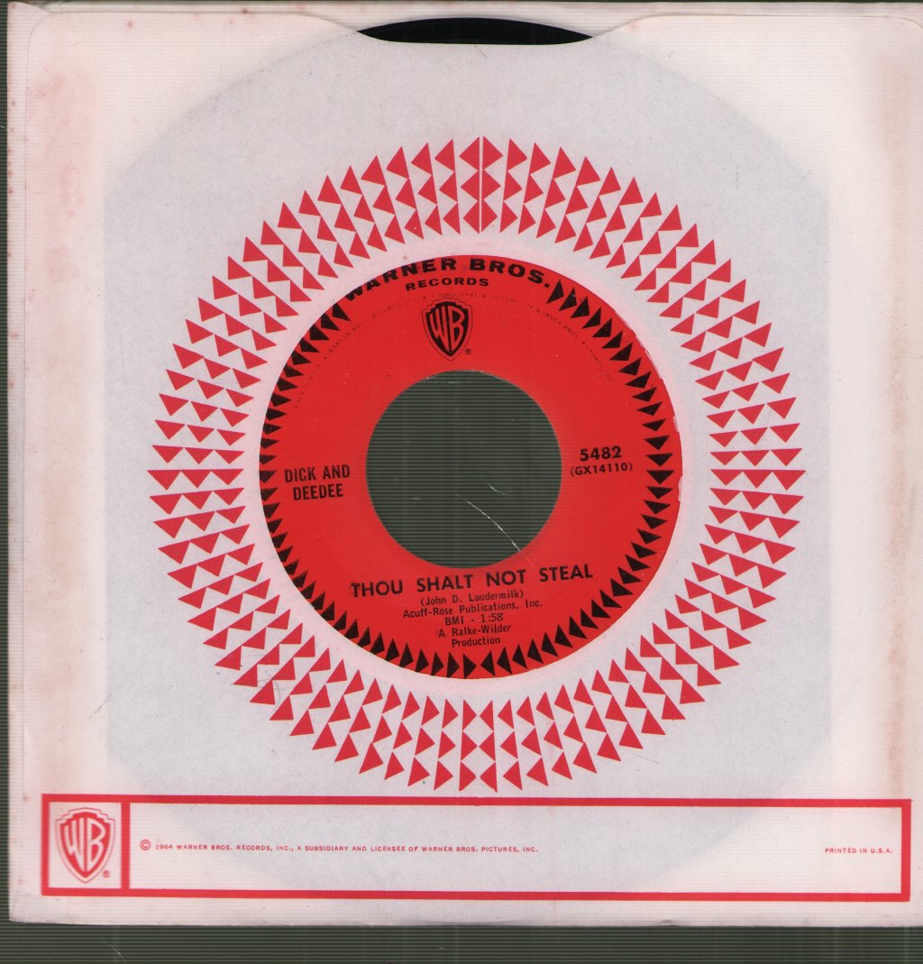Dick And Deedee - Just Round The River Bend - 7 Inch
