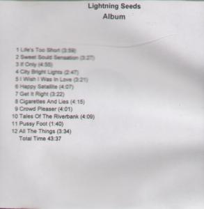 Lightning Seeds - Tilt - Cdr