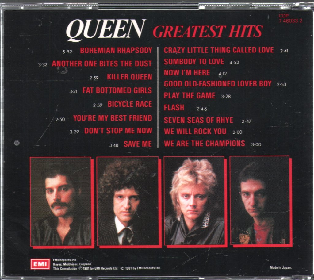 Queen - Greatest Hits - Cd