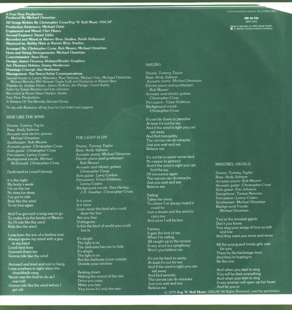 Christopher Cross - Christopher Cross - Lp