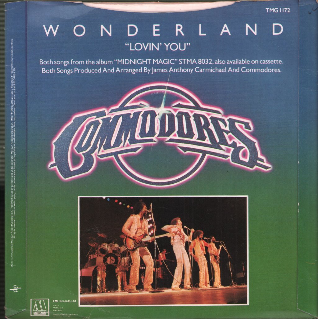 Commodores - Wonderland - 7 Inch