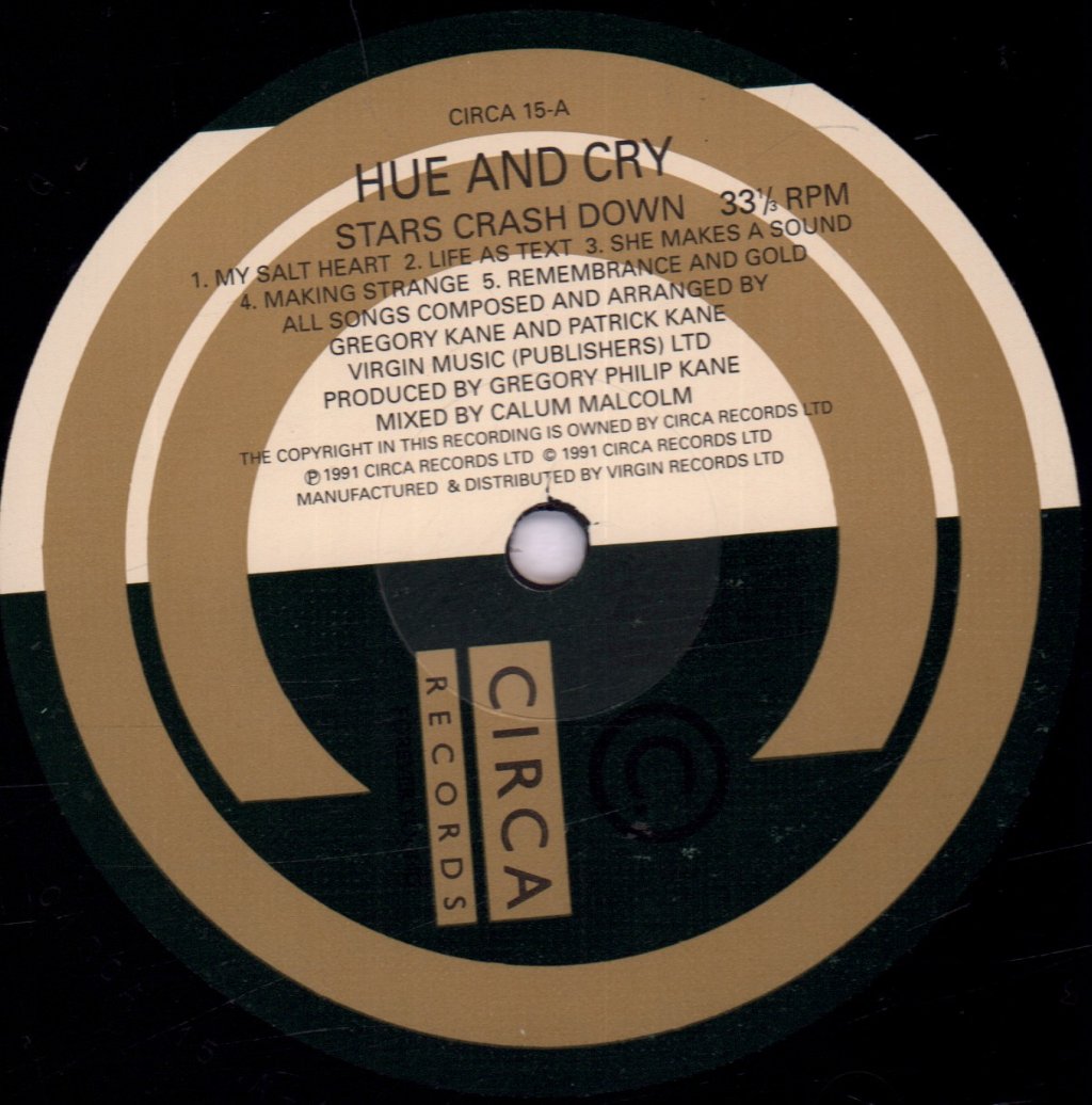 Hue And Cry - Stars Crash Down - Lp