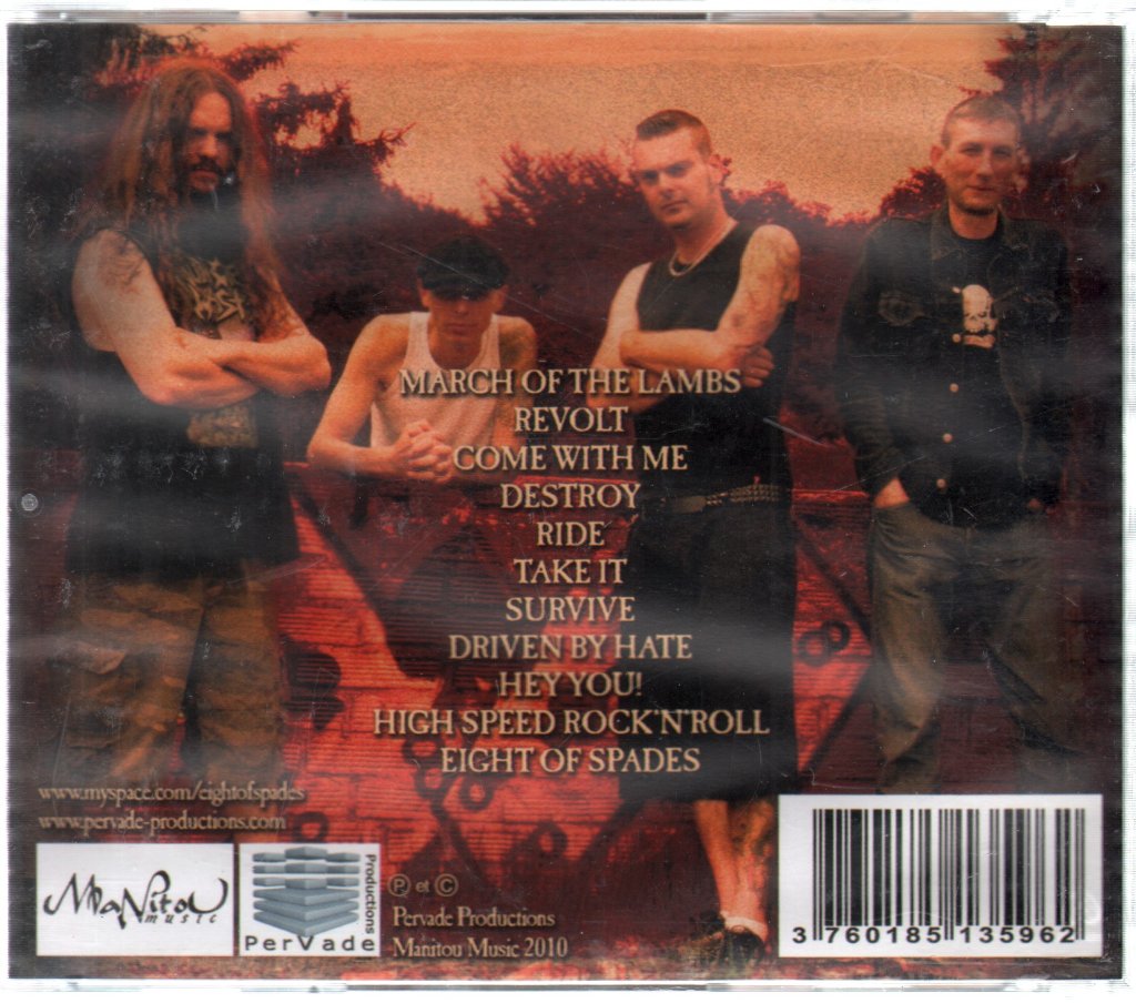 Eight Of Spades - Driven By Hate - Cd