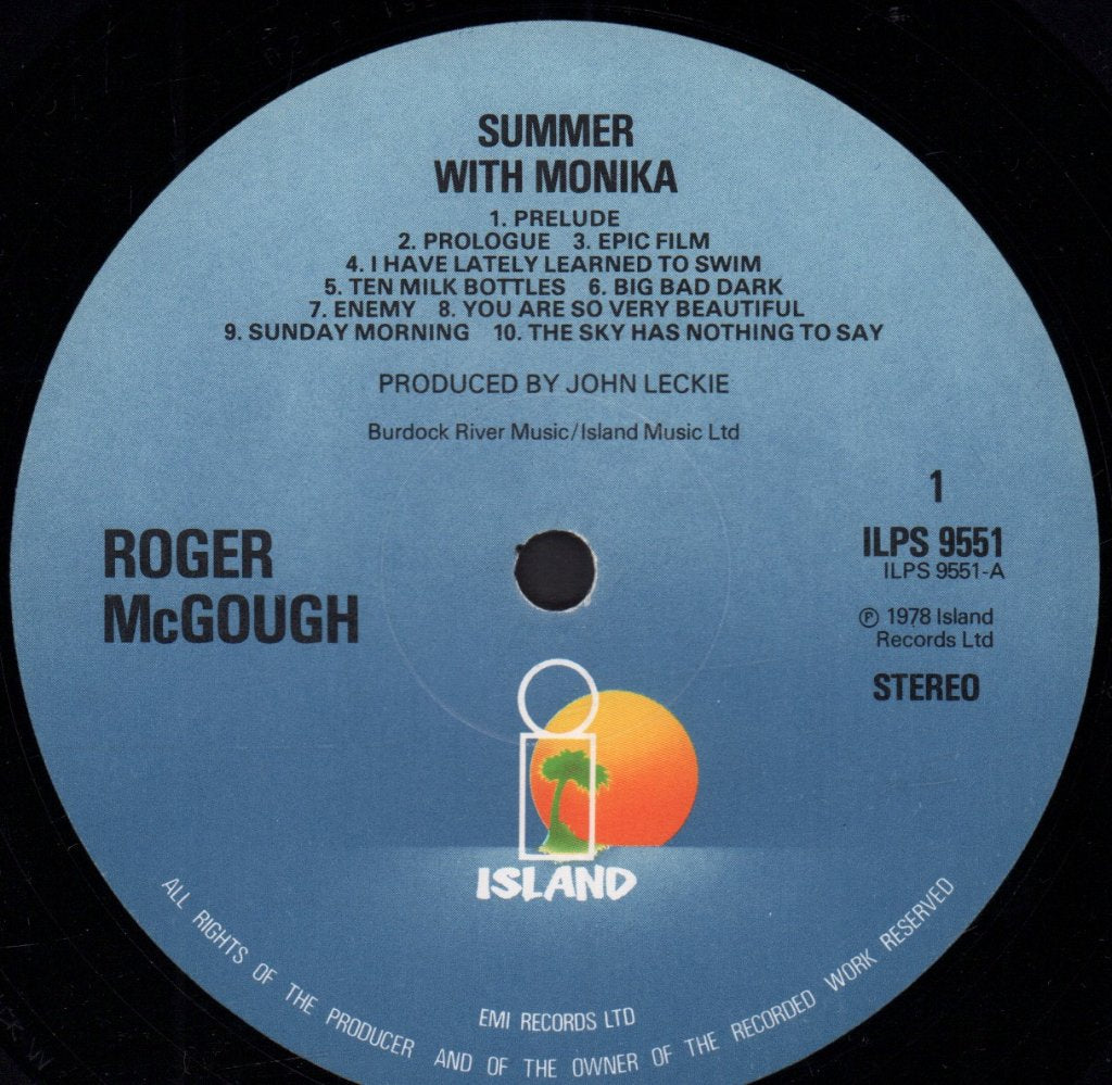 Roger Mcgough - Summer With Monika - Lp