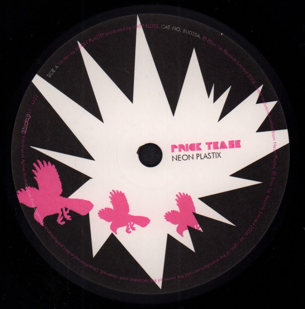 Neon Plastix - Prick Tease - 7 Inch