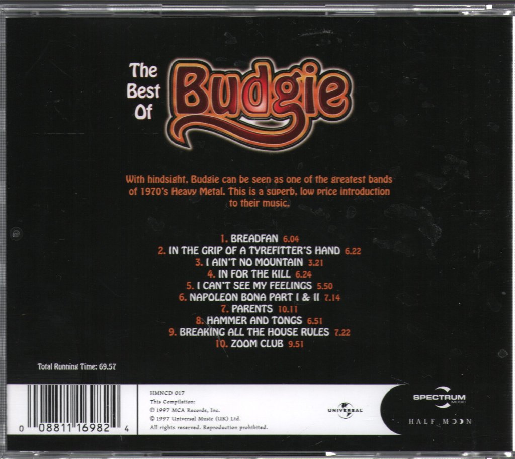 Budgie - Best Of - Cd