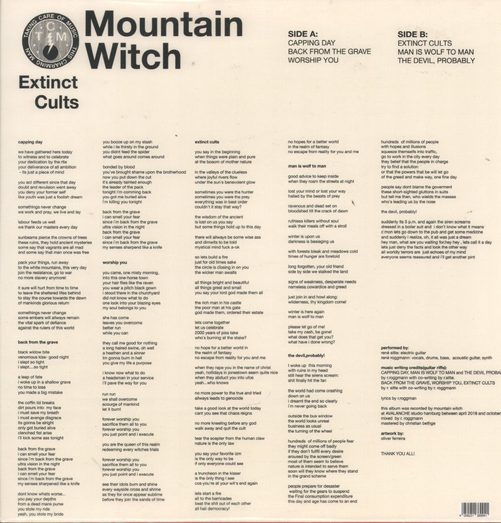 Mountain Witch - Extinct Cults - Lp