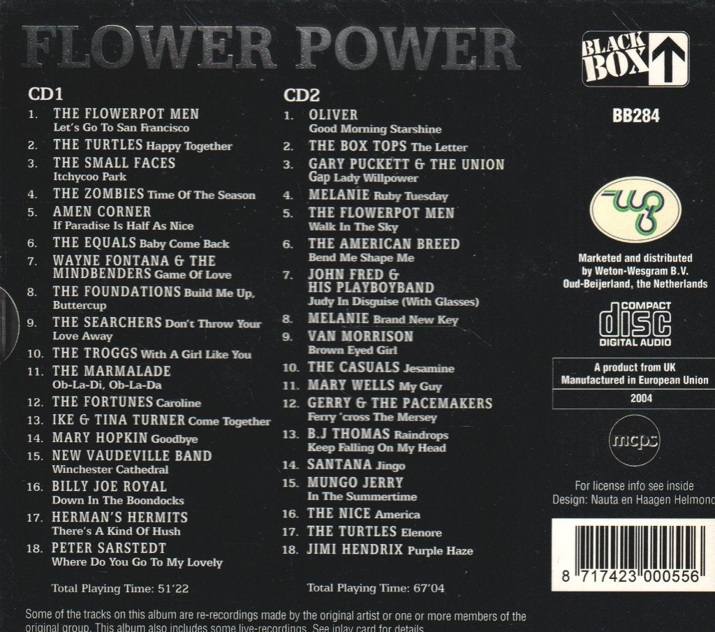 Various Artists - Flower Power Let's Go To San Francisco - Double Cd