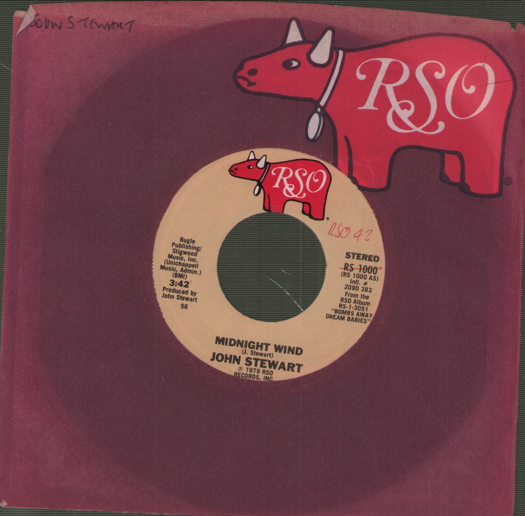 John Stewart - Midnight Wind - 7 Inch