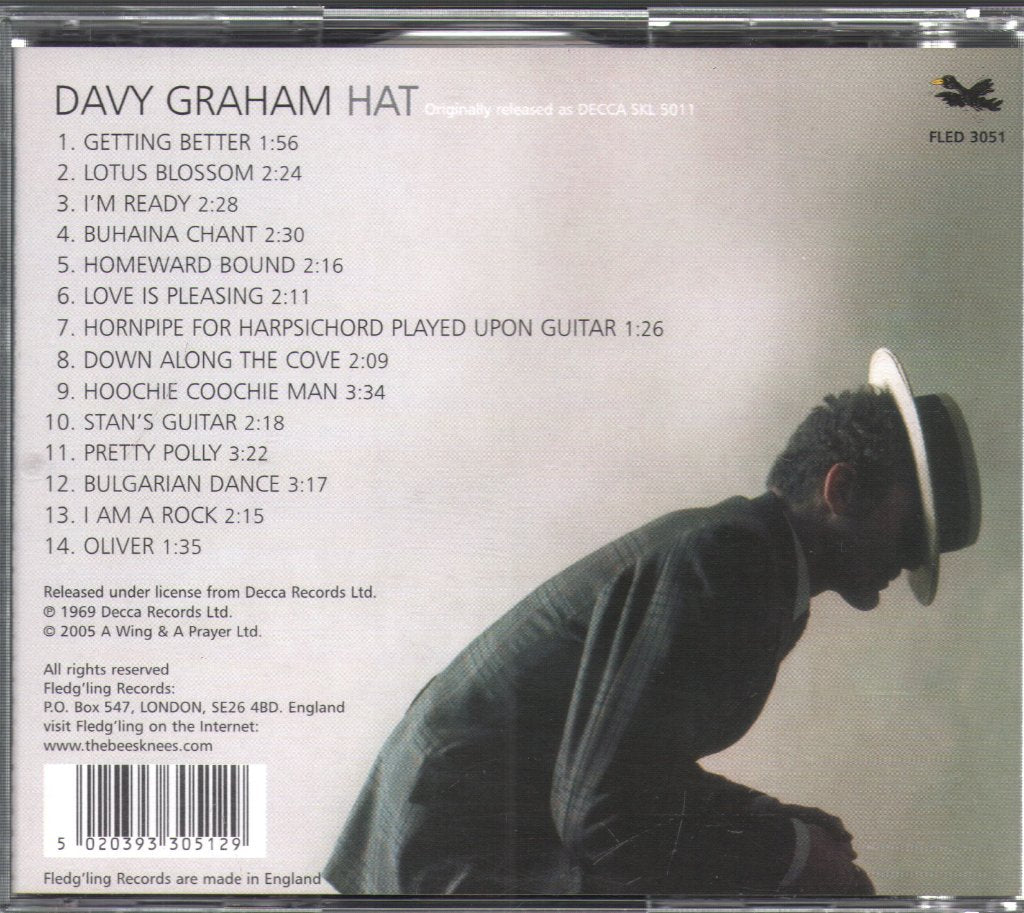 Davy Graham - Hat - Cd