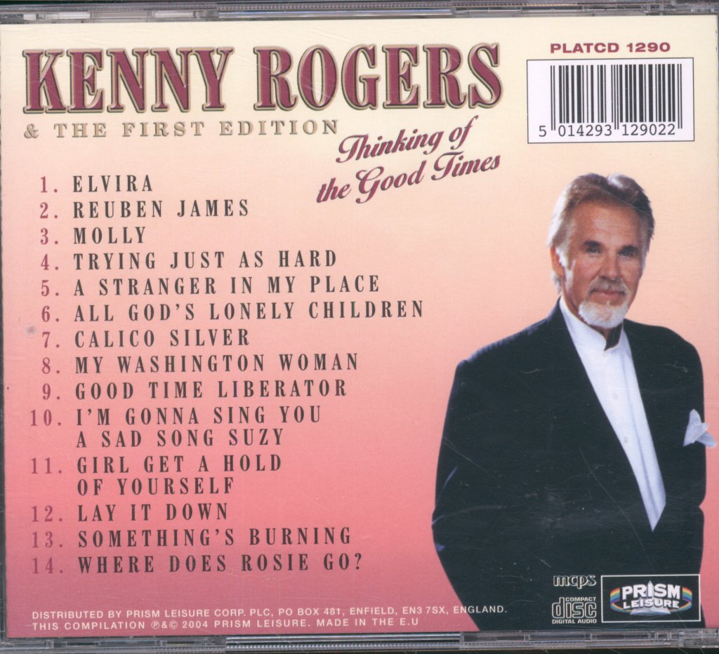 Kenny Rogers And The First Edition - Thinking Of The Good Times - Cd