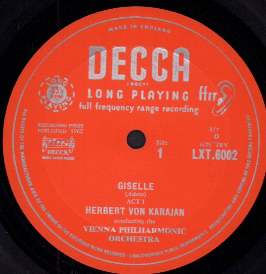 Herbert Von Karajan - Giselle - Lp