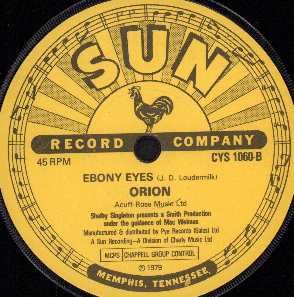 Orion (Rock N Roll) - Honey - 7 Inch