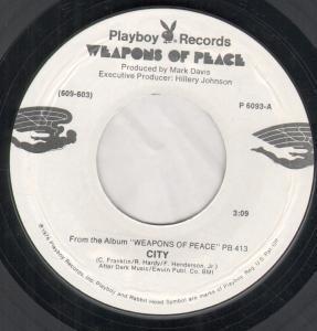 Weapons Of Peace - City - 7 Inch