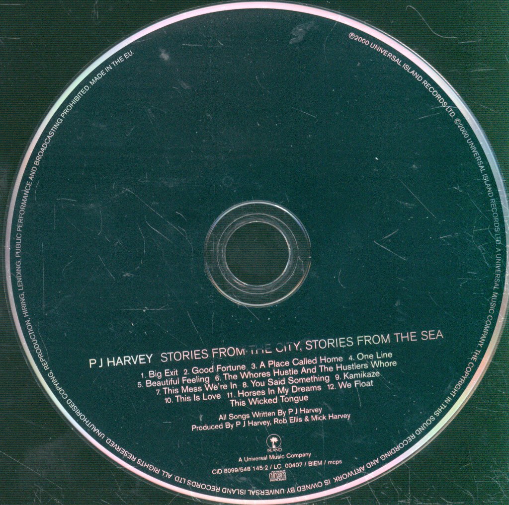 PJ Harvey - Stories From The City, Stories From The Sea - Cd