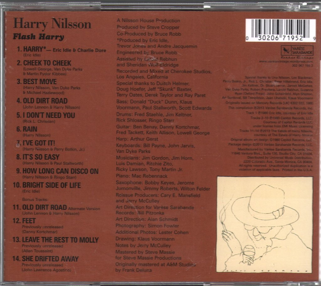 Harry Nilsson - Flash Harry - Cd