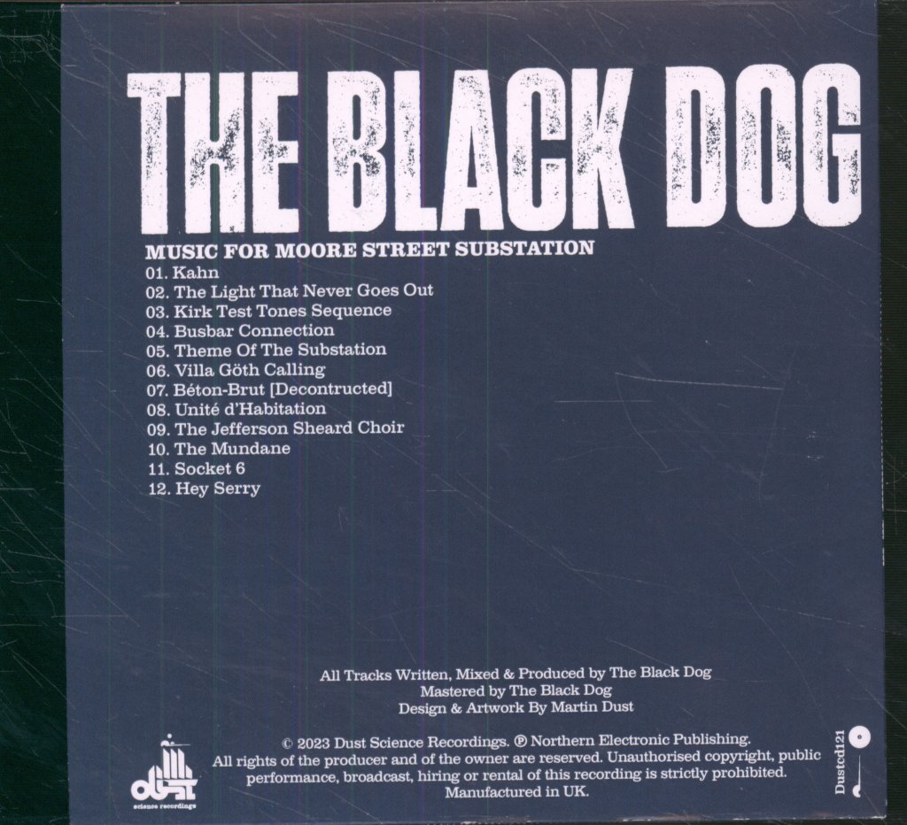 Black Dog - Music For Moore Street Substation - Cd