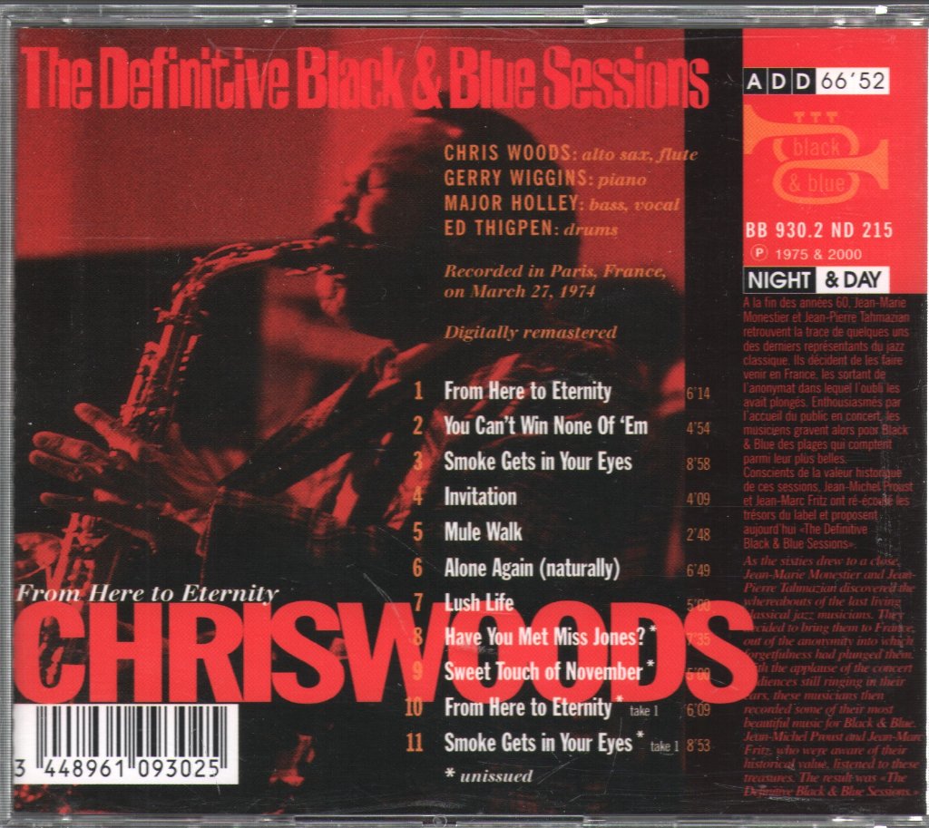 Chris Woods - From Here To Eternity - Cd