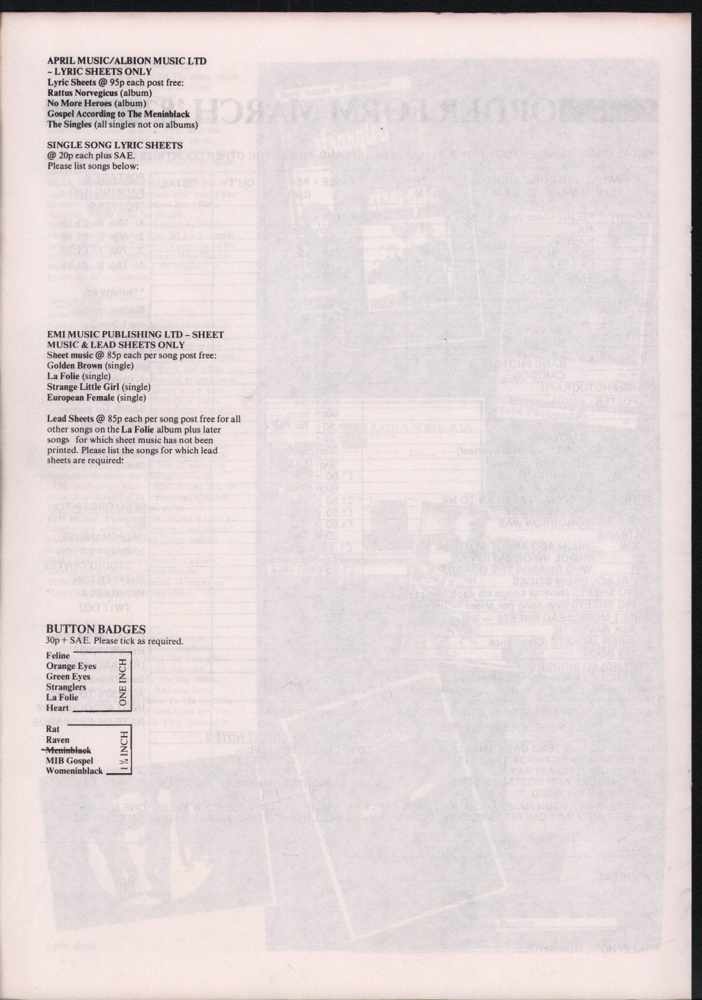Stranglers - Strangled Volume 2 Number 13 - Fanzine