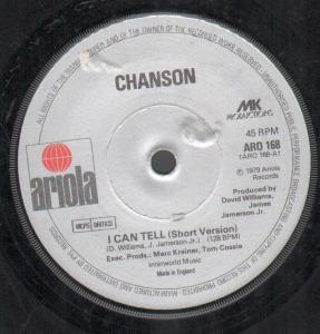 Chanson - I Can Tell - 7 Inch