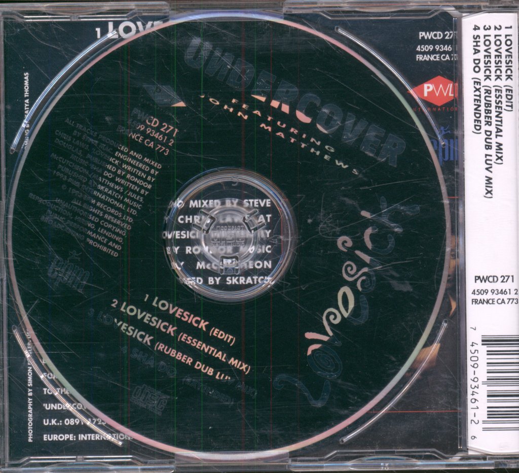 Undercover Featuring John Matthews - Lovesick - Cd