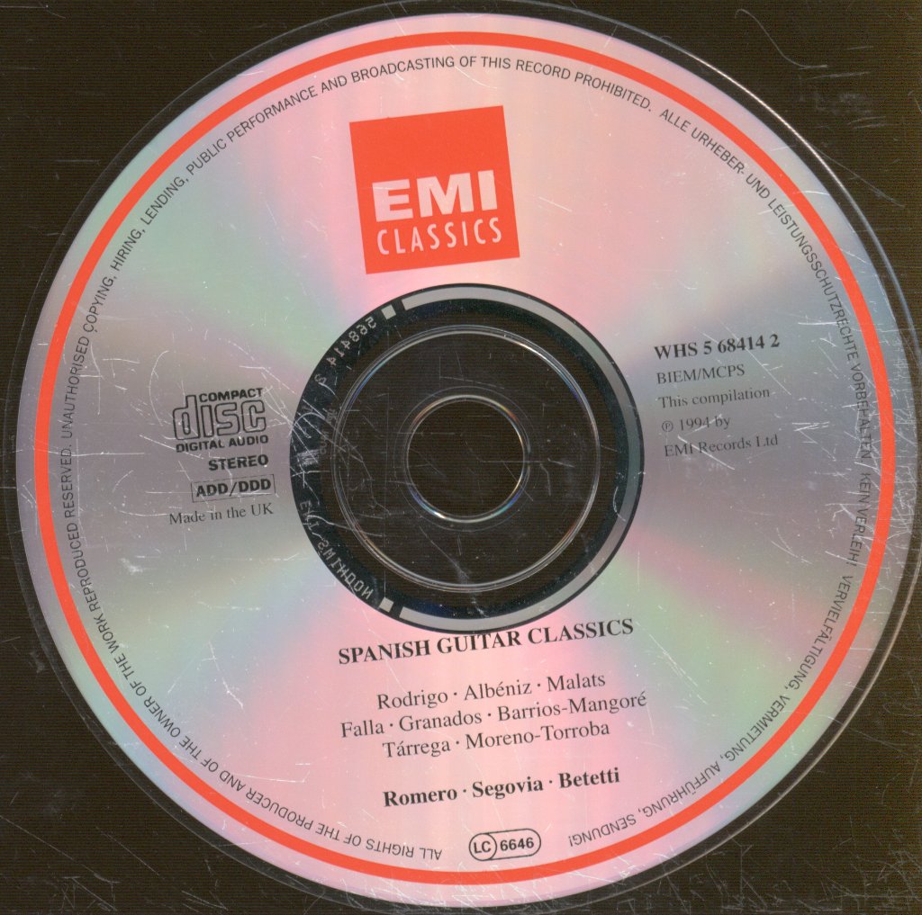 Angel Romero, Andrés Segovia, André Previn - Rodrigo - Spanish Guitar Classics - Cd