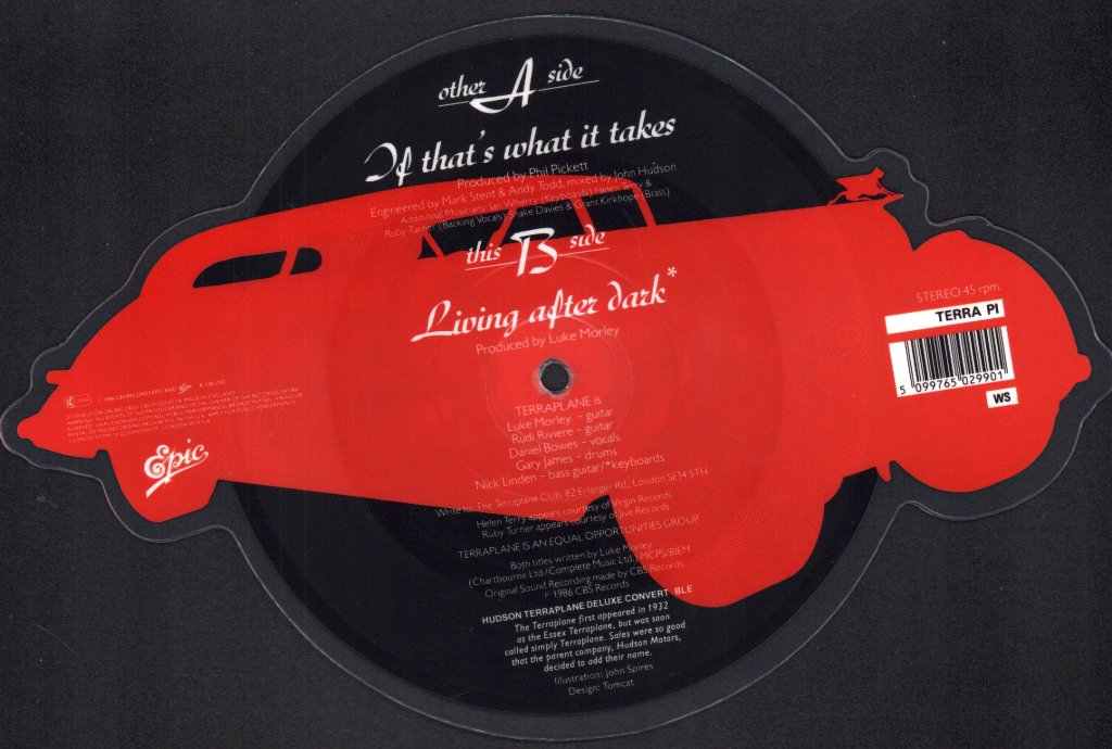 Terraplane - If That's What It Takes - 7 Inch