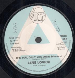 Lene Lovich - It's You Only You - 7 Inch