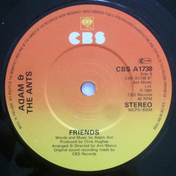 Adam And The Ants - Ant Rap - 7 Inch