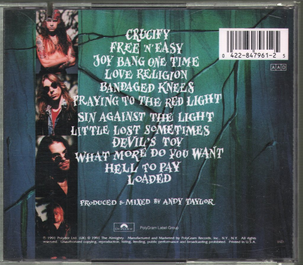 Almighty - Soul Destruction - Cd