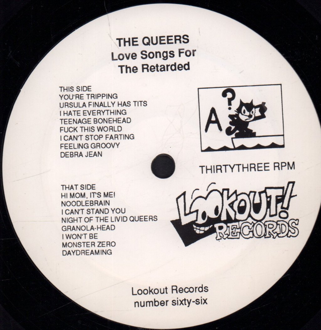 Queers - Love Songs For The Retarded - Lp